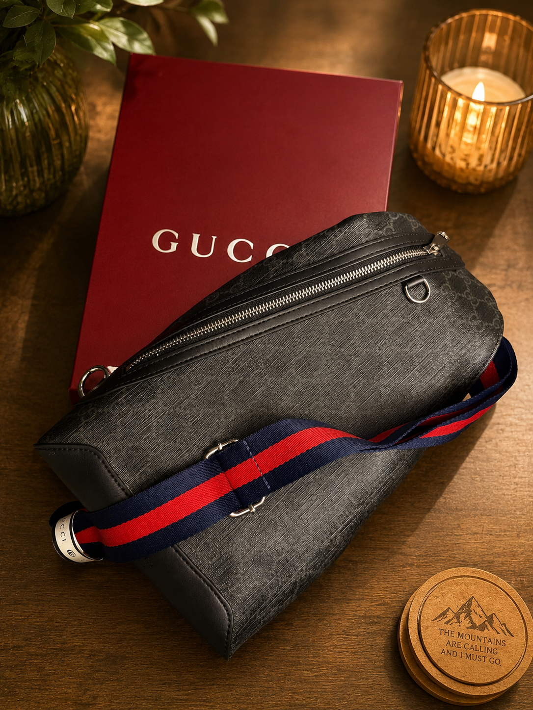 Black Mens Purse INSPIRED