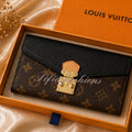 Black and Gold Lock Wallet INSPIRED