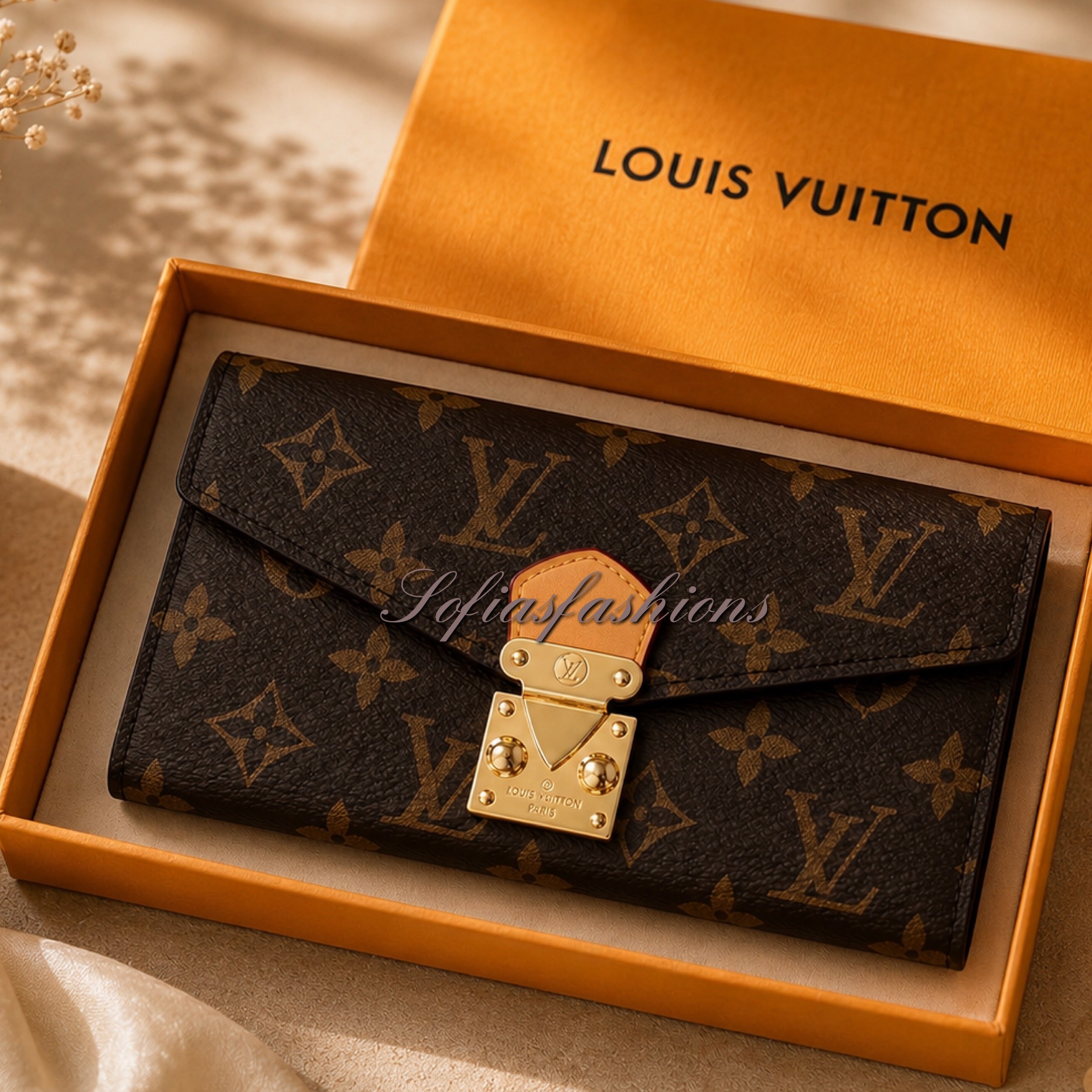 Brown with Letter Wallet